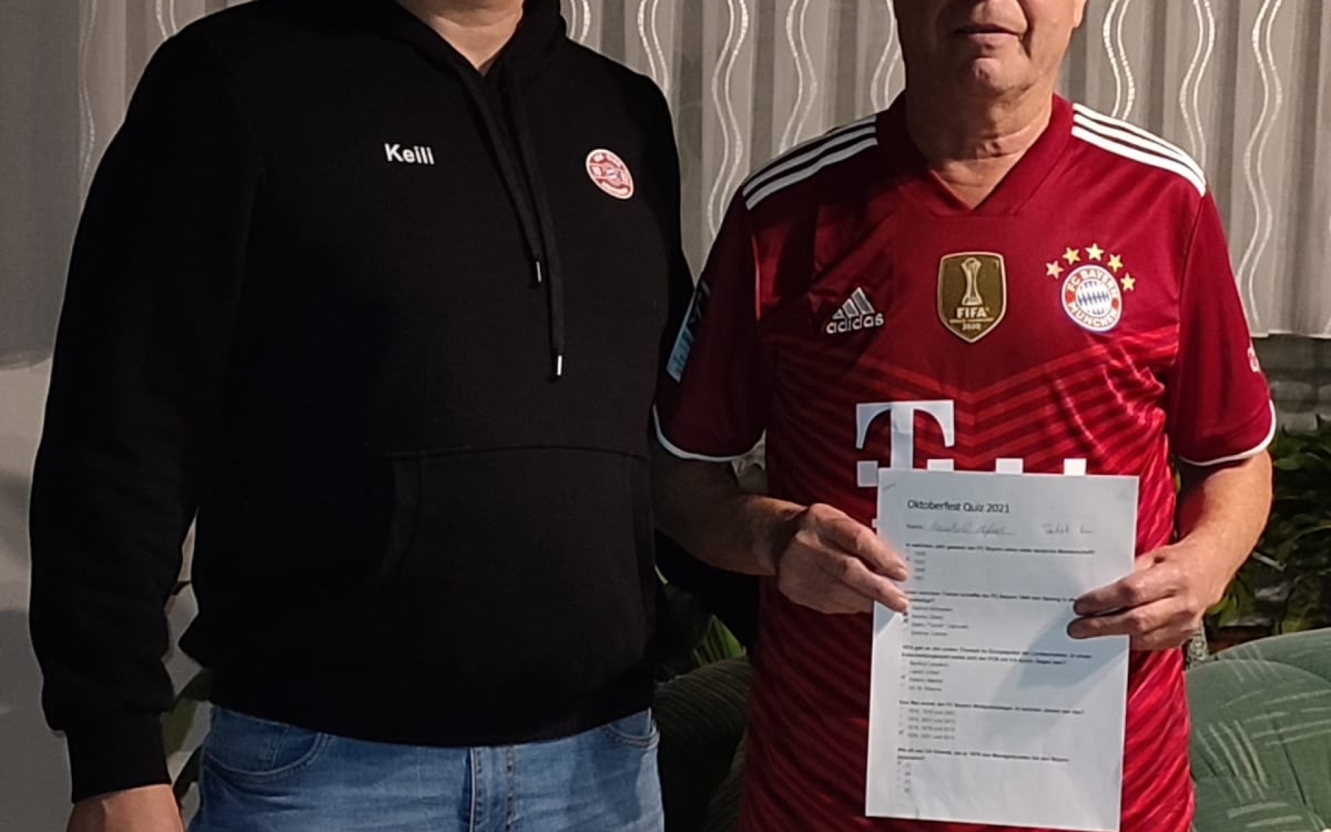 Reinhold Hefner gewinnt Heimtrikot